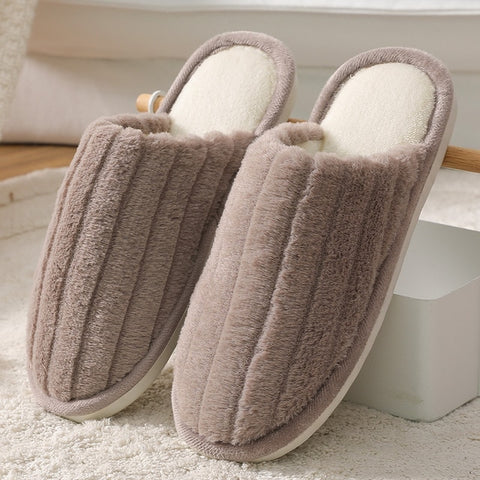 Womens Slippers Soft Plush Warm House Shoes Anti-Slip Fluffy Fur Indoor/Outdoor Slippers