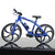 Scale Metal Model Diecast Racing Bike, Finger Mountain Bike, Mini Model Cycling Diecast Toy Desk Craft Collection 17.5x10.5cm