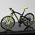 Scale Metal Model Diecast Racing Bike, Finger Mountain Bike, Mini Model Cycling Diecast Toy Desk Craft Collection 17.5x10.5cm