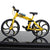 Scale Metal Model Diecast Racing Bike, Finger Mountain Bike, Mini Model Cycling Diecast Toy Desk Craft Collection 17.5x10.5cm