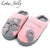 Women's Slip on Fuzzy Slippers Memory Foam House Slippers Outdoor Indoor Warm Plush Bedroom Shoes Scuff with Fur Lining