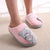 Women's Slip on Fuzzy Slippers Memory Foam House Slippers Outdoor Indoor Warm Plush Bedroom Shoes Scuff with Fur Lining