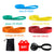 Fit Simplify Resistance Loop Exercise Bands with Instruction Guide and Carry Bag