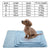 Dog Self Cooling Mat Pet Washable Summer Cooling Pads Cooling Blanket Hot Weather Sleeping Kennel Mat,Ice Silk Sleep Mat Pad Non-Toxic Breathable Sleep Bed Beach for Large Dogs Cats Animal No Water