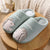 Women's Slip on Fuzzy Slippers Memory Foam House Slippers Outdoor Indoor Warm Plush Bedroom Shoes Scuff with Fur Lining