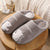 Women's Slip on Fuzzy Slippers Memory Foam House Slippers Outdoor Indoor Warm Plush Bedroom Shoes Scuff with Fur Lining