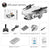 Drone with Camera, Mini Foldable Drone with 4K HD Cameras 2.4Ghz 6-Axis Gyro Quadcopter with 3D Flips Suitable for Beginners
