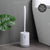 Toilet Bowl Brush Cherry Shape Toilet Brush Floor-Standing Wall-Mounted Base Cleaning Brush for Toilet WC Bathroom Accessories Set Household Items Toilet Brush Holder