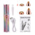 2 In 1 Electric Eyebrow Trimmer Makeup Painless Eye Brow Epilator Mini Shaver Razors Women Portable Facial Body Hair Remover 45