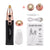 2 In 1 Electric Eyebrow Trimmer Makeup Painless Eye Brow Epilator Mini Shaver Razors Women Portable Facial Body Hair Remover 45