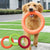 Pet Flying Discs EVA Dog Training Ring Puller Resistant Bite Floating Toy Puppy Outdoor Interactive Game Playing Products Supply,Green