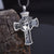 Jesus Cross Men's Christian Pendant Retro Fashion Metal Jewelry Wholesale