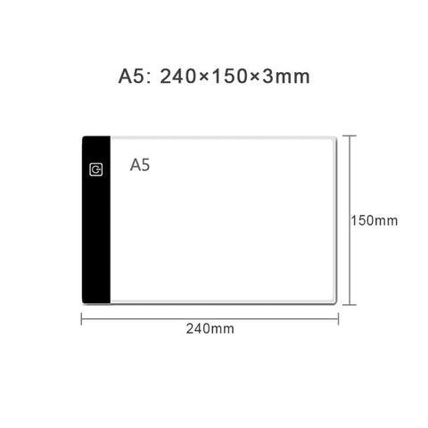 A4 Level Dimmable Led Drawing Copy Pad Board Children's Toy Painting Educational Kids Grow Playmates Creative Gifts for Children