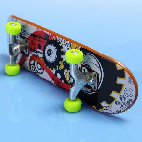 2pcs Cute Party Favor Kids Children Mini Finger Board Fingerboard Alloy Skate Boarding Toys Gift (Color : B)